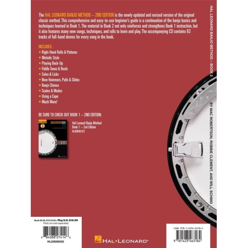 Hal Leonard Banjo Method - Book 2, 2nd Edition