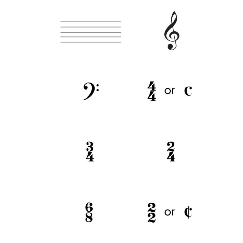 John Thompson's Easiest Piano Course Flash Cards