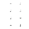 John Thompson's Easiest Piano Course Flash Cards
