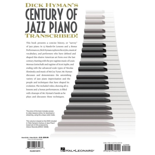Dick Hyman's Century Of Jazz Piano Transcribed!