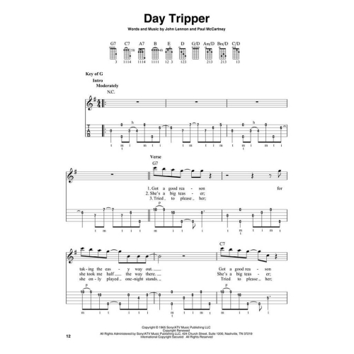 The Beatles Banjo Tab