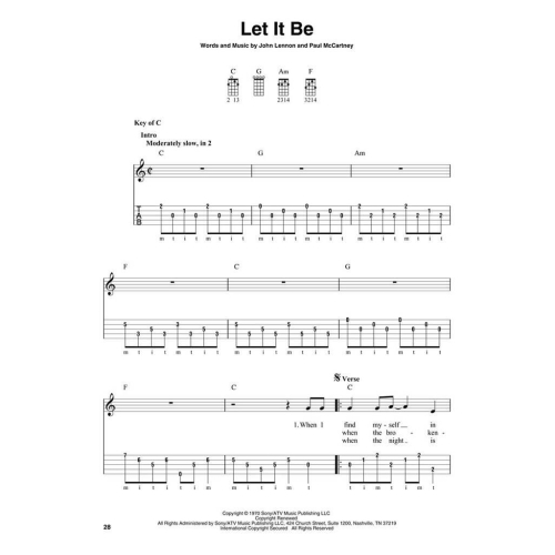 The Beatles Banjo Tab