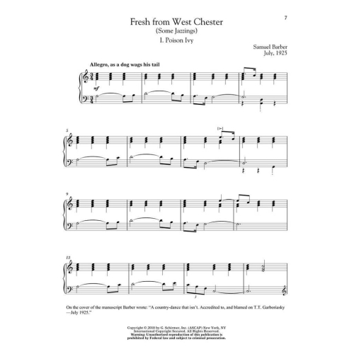 20th Century American Composers - Up Interm. Level