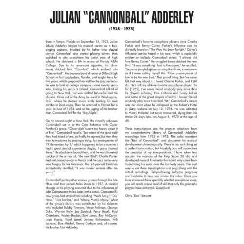 Cannonball Adderley: Omnibook - For E Flat Instruments