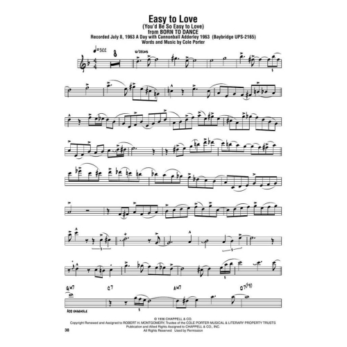 Cannonball Adderley - Omnibook
