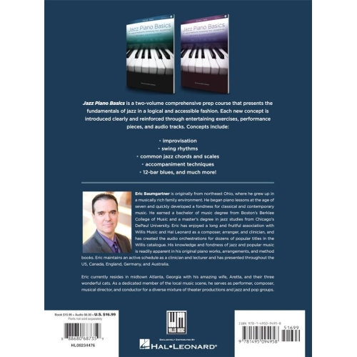 Baumgartner, Eric - Jazz Piano Basics - Book 1