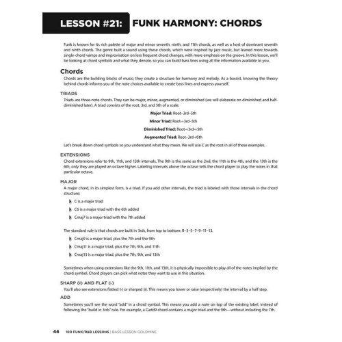 100 Funk/R&B Lessons