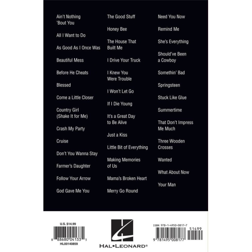 Country Hits – Guitar Chord Songbook