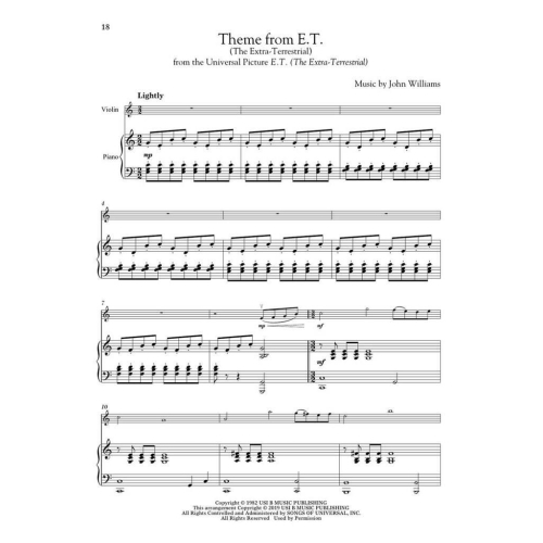 Movie Themes for Classical Players - Violin