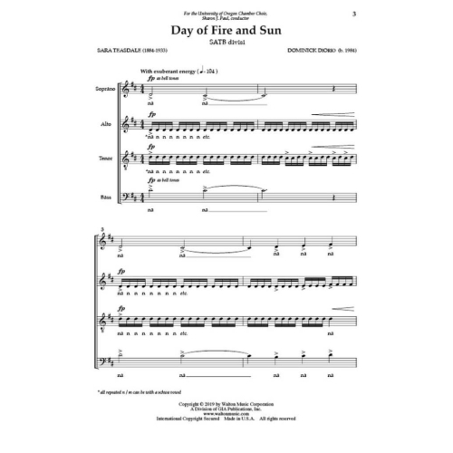 DiOrio, Dominick - Day of Fire and Sun