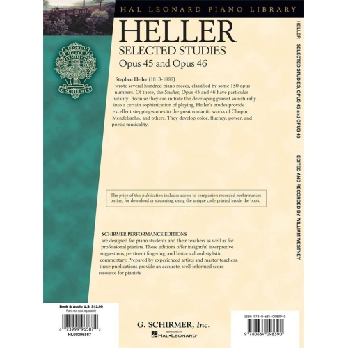 Heller, Stephen - Selected Studies Op.45 And Op.46