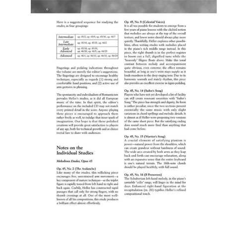 Heller, Stephen - Selected Studies Op.45 And Op.46