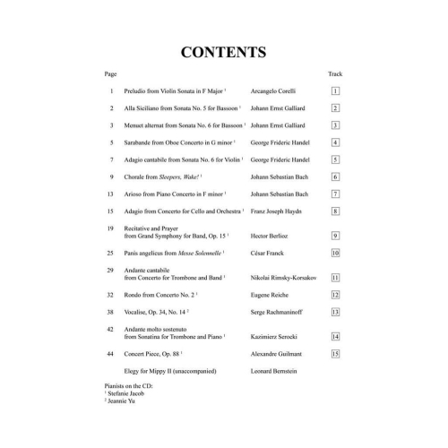 Solos for the Trombone Player