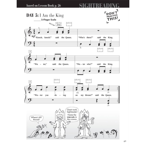 Faber & Faber - Piano Adventures Sightreading Level 2A