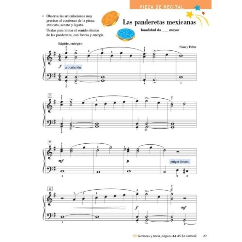 Faber & Faber - Technica e interpretacion, Nivel 4