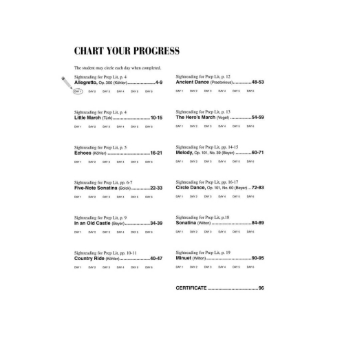 Faber & Faber - Preparatory Piano Sightreading