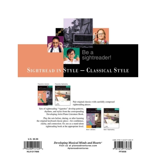 Faber & Faber - Preparatory Piano Sightreading