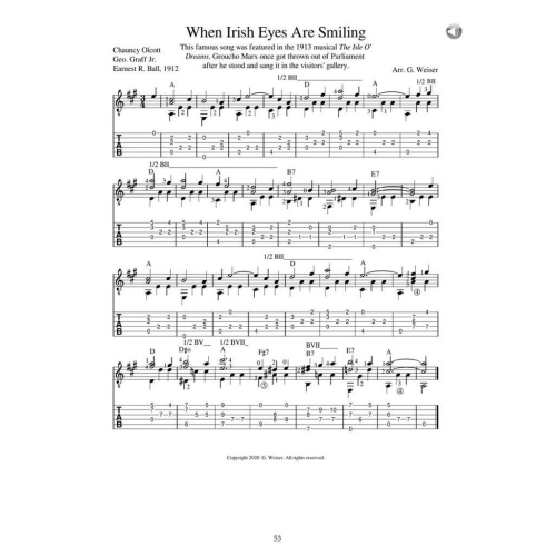 Tin Pan Alley Favorites for Fingerstyle Guitar