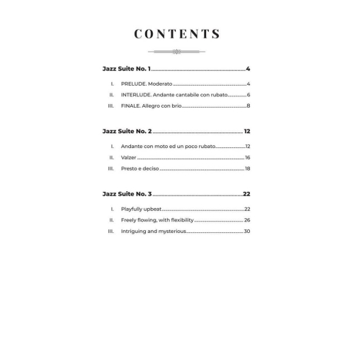 Austin, Glenda - Three Jazz Suites for Piano