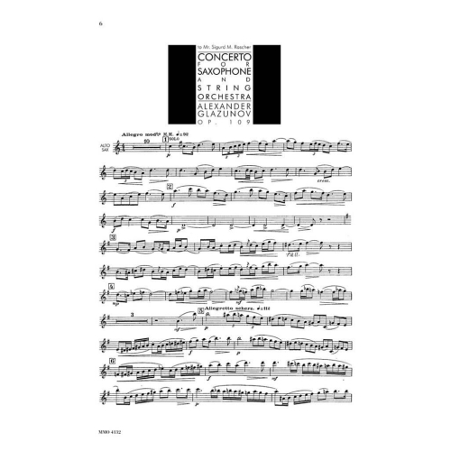 Glazunov & Koch - Concerto in E-flat Major, Op. 109