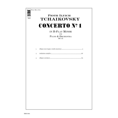 Tchaikovsky, Pyotr Ilyich - Concerto No. 1 in B-flat Minor, Op. 23