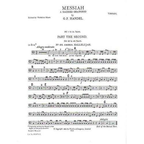 Händel, Georg Friedrich - Messiah - A Sacred Oratorio