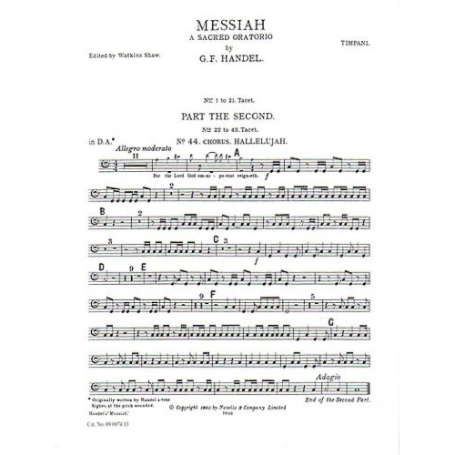 Messiah - A Sacred Oratorio