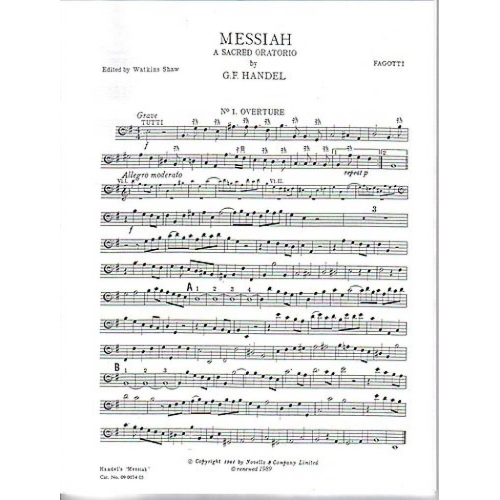 Händel, Georg Friedrich - Messiah - A Sacred Oratorio