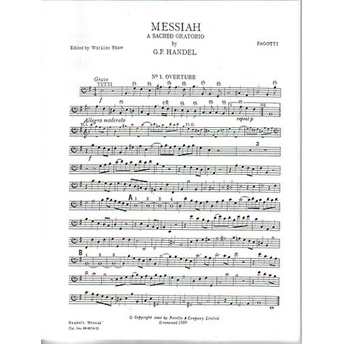 Messiah - A Sacred Oratorio