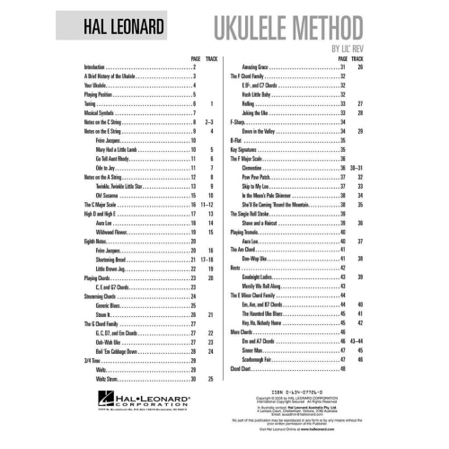 Hal Leonard Ukulele Method Book 1 & Audio
