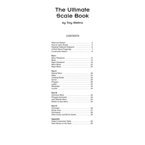 Troy Stetina: The Ultimate Scale Book