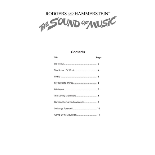 The Sound Of Music - Instrumental Solos (Cello)