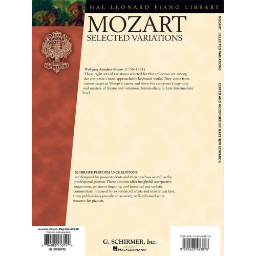 Mozart - Selected Variations