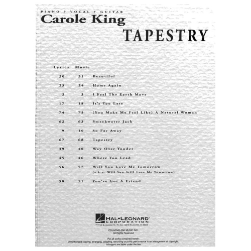 Carole King - Tapestry