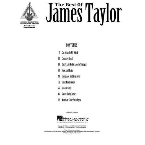 The Best of James Taylor