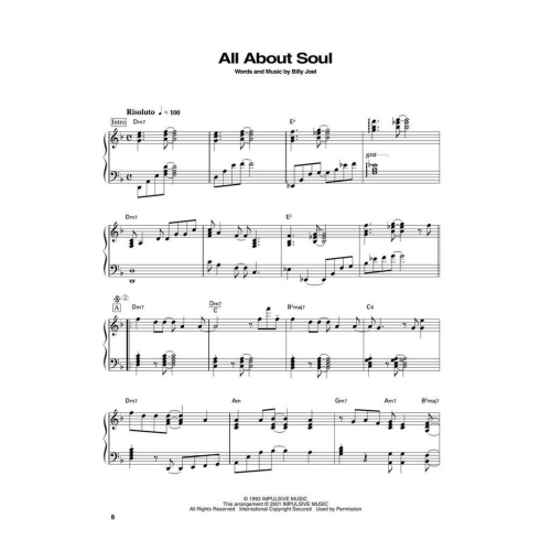 Best Of Billy Joel Piano Solos