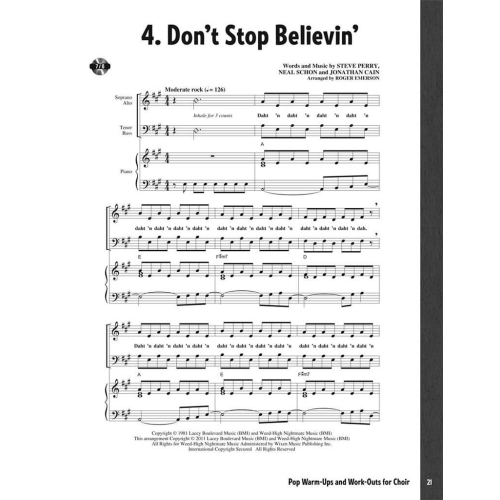 Pop Warm-ups & Work-outs for Choir