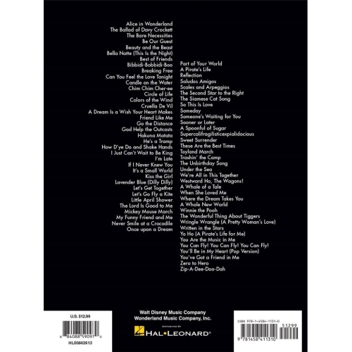 The Big Book of Disney Songs