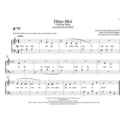 Teaching Little Fingers to Play Broadway Songs