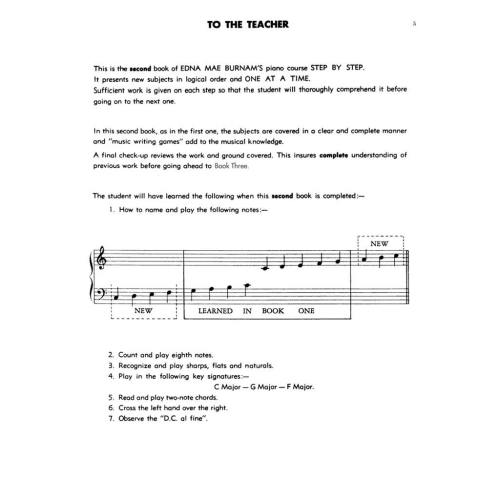 Step by Step Piano Course - Book 2