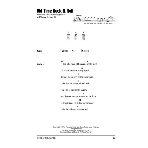 Three Chord Songs