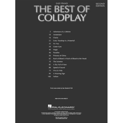 The Best of Coldplay (Easy Piano)