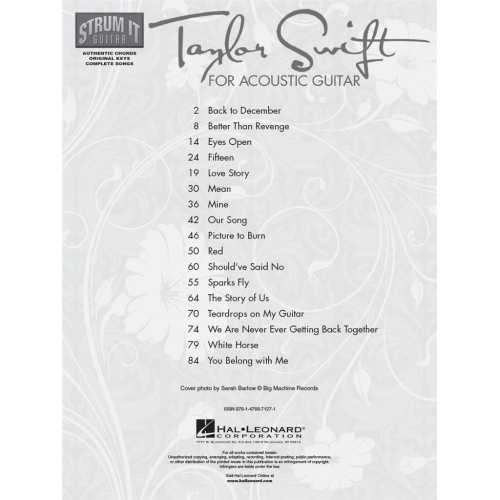 Taylor Swift for Acoustic Guitar