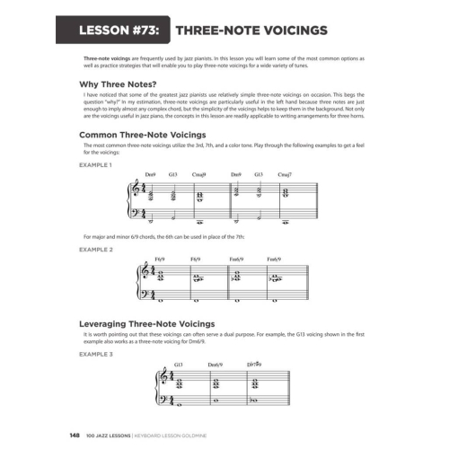 100 Jazz Lessons