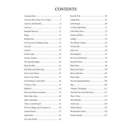 Teaching Little Fingers To Play - Songbook