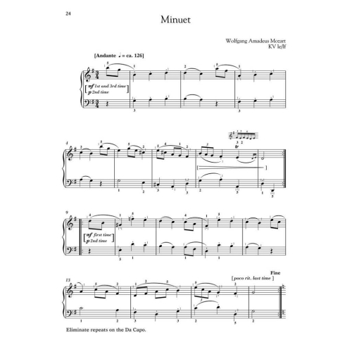 Mozart, W.A - 15 Easy Piano Pieces