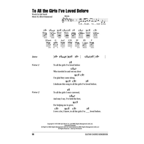 Willie Nelson - Guitar Chord Songbook