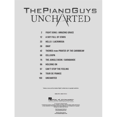 Piano Guys, The - Uncharted