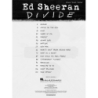 Sheeran, Ed: Divide (Piano, Voice, Guitar)