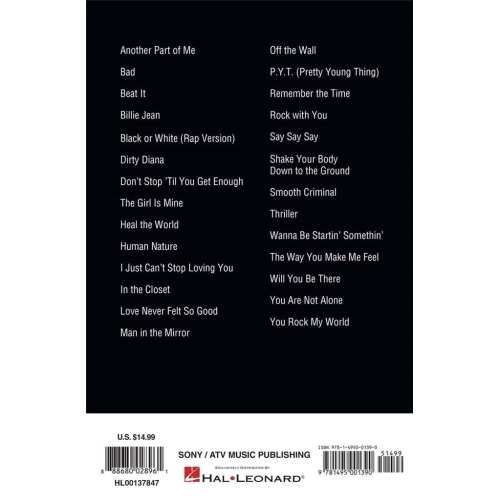 Michael Jackson - Guitar Chord Songbook